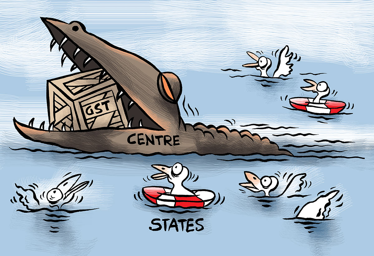 The Centre is notional, the States the real entities